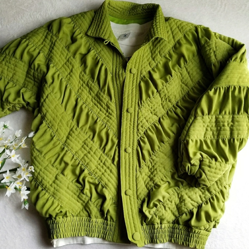 🌵VINTAGE • Unique green jacket